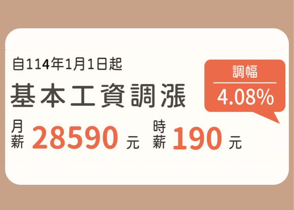 114年1月起薪資、加班費及勞健保計算方式